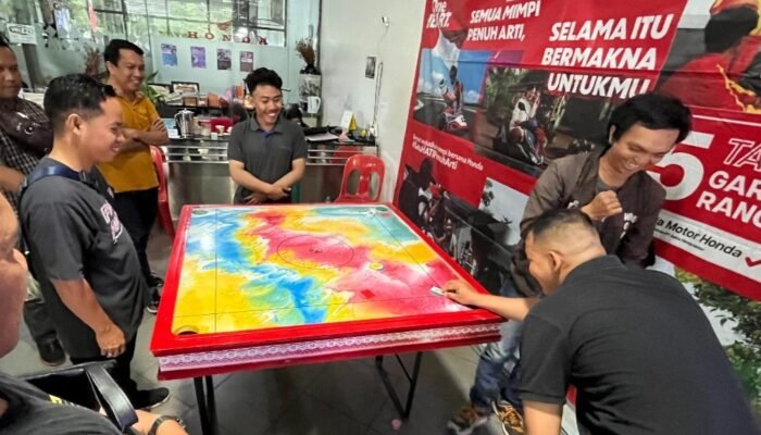 Dealer Honda Sumber Jaya Motor Banjarmasin Gelar Lomba Karambol