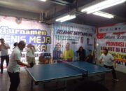 Forum Wartawan DPRD Kalsel gelar: Turnamen Tenis Meja memeriahkan Harjad Kalsel dan HUT RI 2025