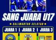 Ini Lawan Tim Soeratin Kalsel U-13, 15 dan 17 di Tingkat Nasional