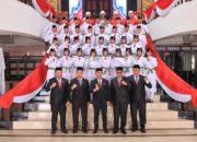 34 Paskibraka Banjarmasin Dikukuhkan, Siap Kibarkan Merah Putih di Balai Kota