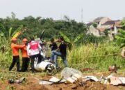 Warga Sebut Pesawat Marsma Fajar Oleng Sebelum Jatuh