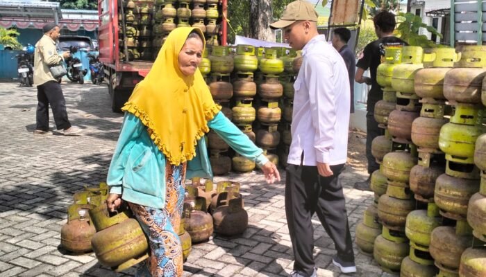Gas Melon Mahal, Disperindag Tapin Operasi Pasar Gas 3 Kg