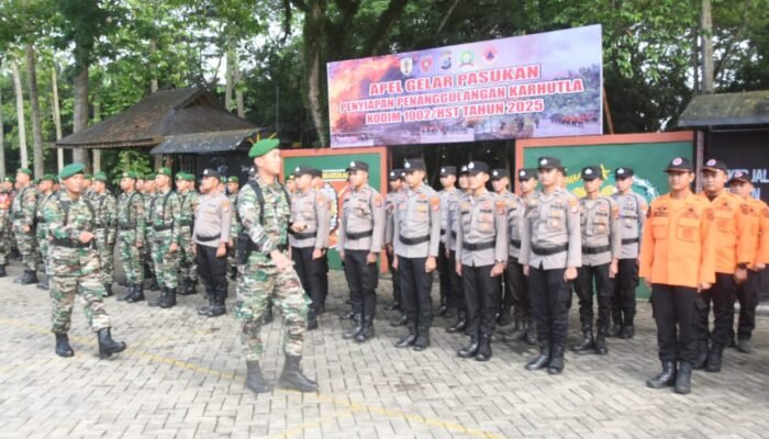 Musim Kemarau, Kodim 1002/HST Siapkan Strategi Tanggap Karhutla