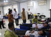 Donor Darah sebagai Momen Berbagi di Hari Pengayoman ke-80 di Kemenkum Kalsel
