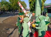 Dandim 1002 HST Baru Ikuti Tradisi Minum Air Kelapa dan Makan Apam