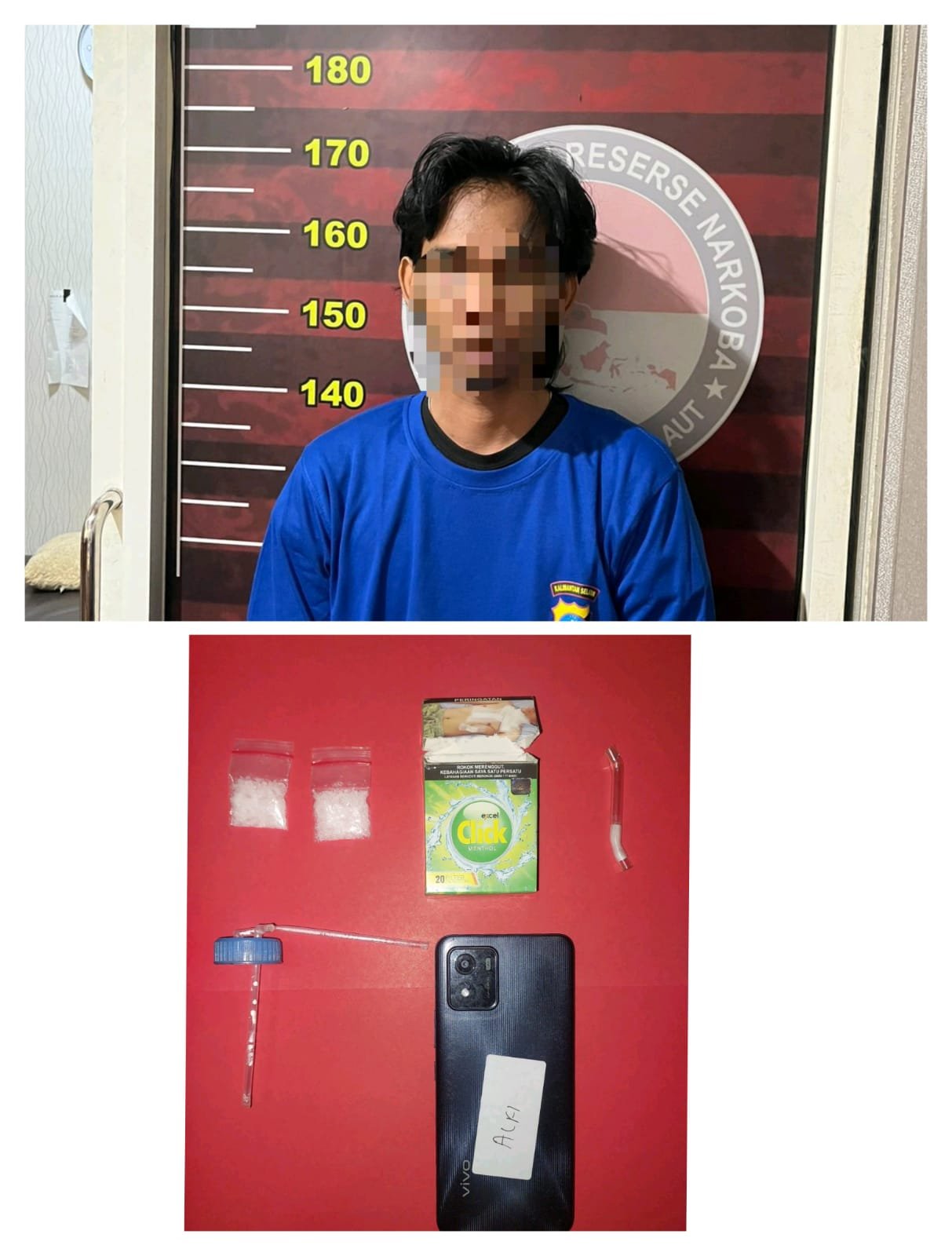 Pengedar Sabu Diciduk Polsek Pelaihari di Desa Tampang 1 IMG 20250815 WA0014