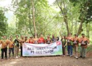 Sinergi bersama Alam, Trio Motor Tanam Pohon di Tahura Sultan Adam