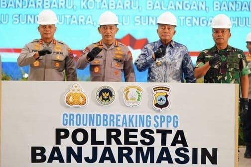 Kapolri Resmikan dan Groundbreaking 10 SPPG di Kalsel, Termasuk SPPG Polresta Banjarmasin 1 IMG 20250821 WA0053