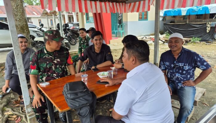 Babinsa Pandawan Tingkatkan Kebersamaan, Ajak Warga Banua Supanggal Jaga Kerukunan