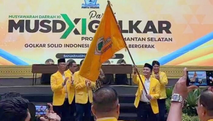 Terpilih Aklamasi, Hasnuryadi Sulaiman Pimpin DPD Golkar Kalsel Periode 2025-2030