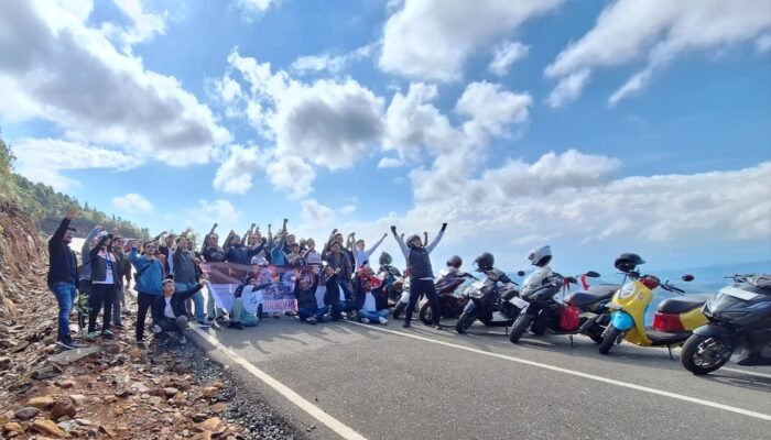 Semarak HUT RI ke-80, Grup Astra Banjarmasin dan Honda Trio Motor Gelar Touring Silaturahmi