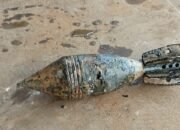 Pencari Besi Temukan Mortir Ditemukan di Sungai Kuin Banjarmasin