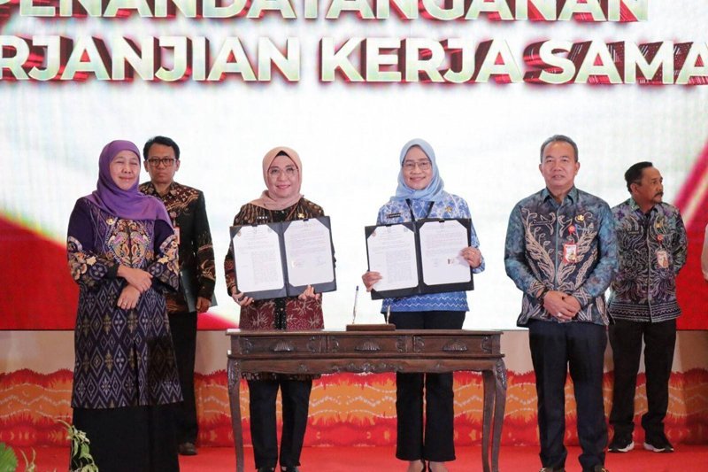 1 4 klm Kontrak Pemprov 17 Kalsel Jatim kerjasama misi dagang