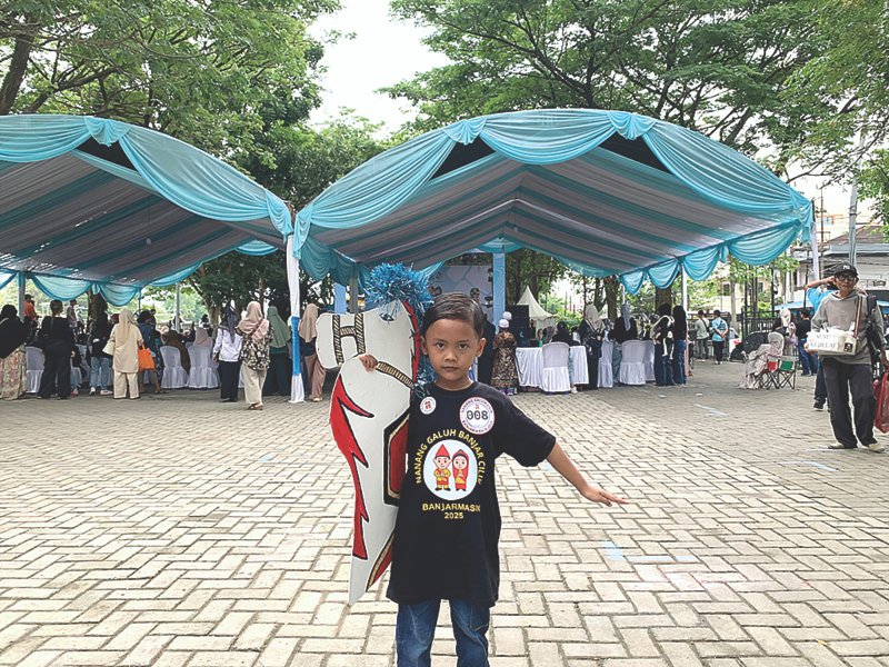 Tarian Tradisi Hingga Lagu Daerah Ditampilkan Naga Banjar Cilik 1 5 kontrak1