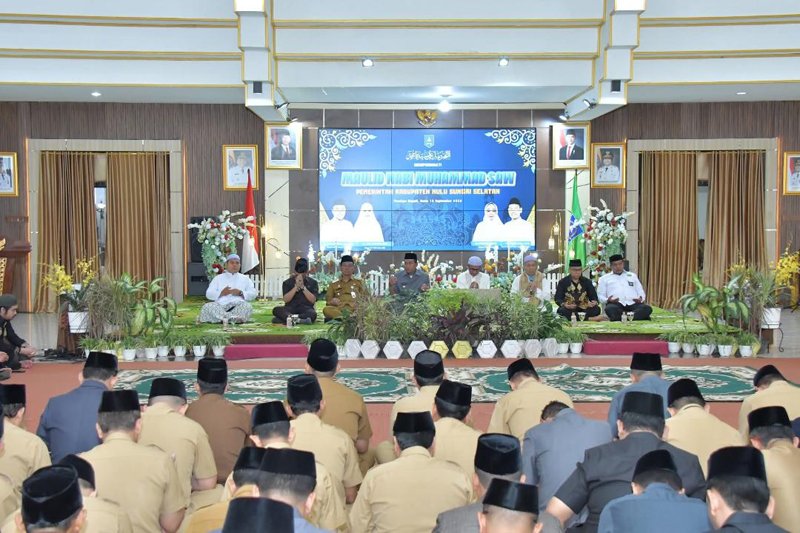 Pemkab HSS Gelar Peringatan Maulid Nabi Besar Muhammad SAW 1 Hal 12 HSS 1 3 klm 8