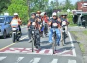 Wabup Bersepeda Ontel Bersama Komunitas SUBUH