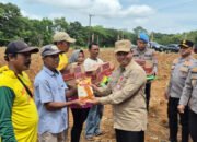 Masturi Ikuti Kegiatan Penanaman Jagung di Lahan Binaan Bidpropam Polda Kalsel