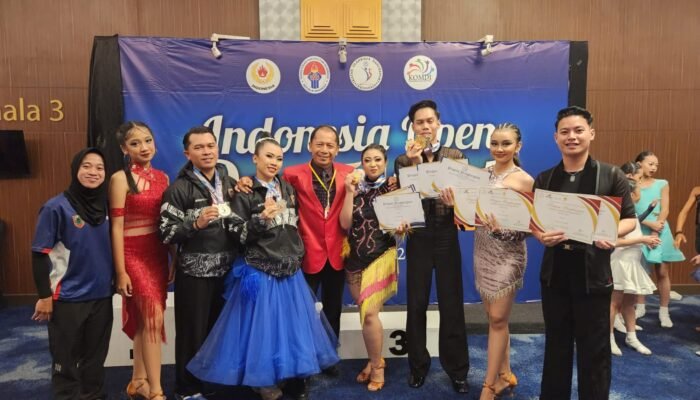 Rafa dan Yudi Sabet Dua Emas buat Kalsel di Kejurnas Dansa di Jakarta