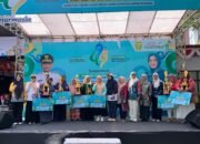 Semarakkan HUT ke-499, PKK Kota Banjarmasin Gelar Lomba Voli, Senam Hingga Memasak