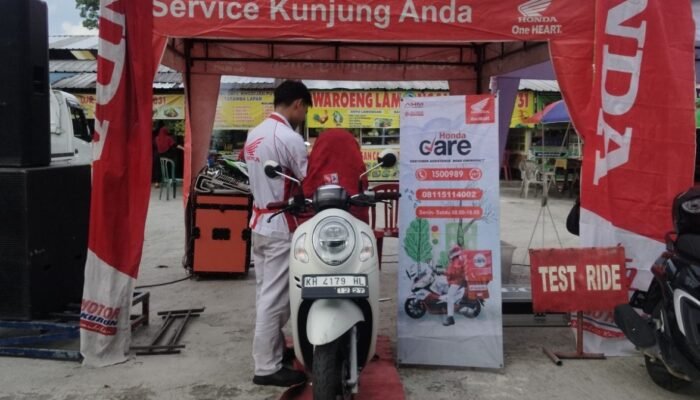 Dekatkan Diri ke Konsumen, Trio Motor Kurun Gelar Service Kunjung