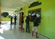 Kodim 1002/HST Gelar Karya Bakti Perbaiki Musholla Darut Taqwa