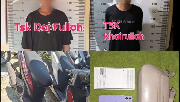 Dua Tersangka Penjambret Akhirnya Ditangkap
