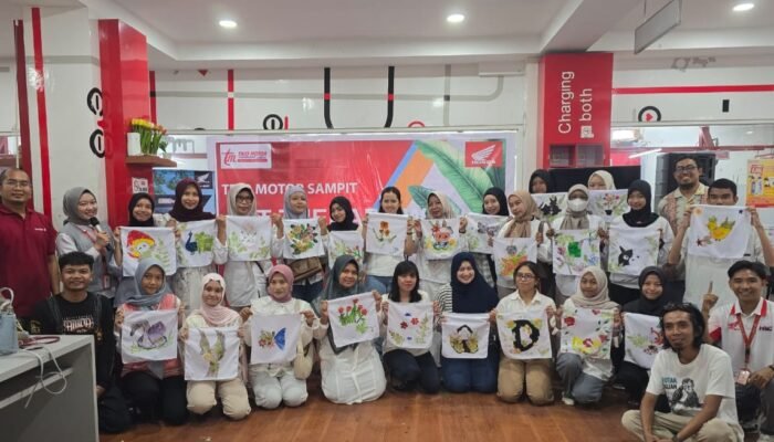 Hadirkan Kreativitas dan Kepedulian Alam, Trio Motor Sampit Gelar ArtTherapy With Ecoprint