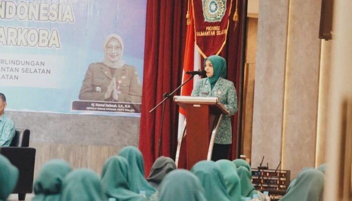 Wakil Ketua TP PKK Kalsel, drg. Ellyana Ajak Jajarannya Aktif Menyuarakan Bahaya Narkoba