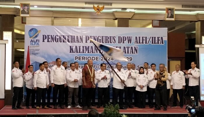 Pengurus ALFI/ILFA Kalsel Periode 2024-2029 Dikukuhkan