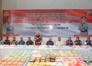 Polda Kalsel Ungkap 101 Kilogram Sabu dan 11.973 Butir Ekstasi Jaringan Antarprovinsi