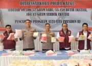 Jaringan Narkotika Internasional Distribusikan ke Kalimantan Dibongkar Polda Kalsel