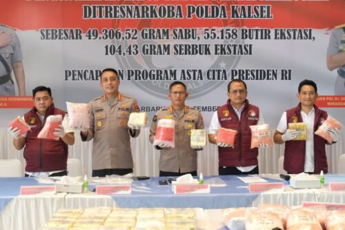 Jaringan Narkotika Internasional Distribusikan ke Kalimantan Dibongkar Polda Kalsel 1 WhatsApp Image 2025 09 16 at 19.26.49 1 e1758032077464