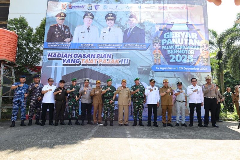 1 35 klm Kontrak Pemprov 30 Gubernur dan Wagub serta Forkopimda gaungkan panutan pajak 2025