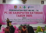 Bupati Saiful Hadiri HUT IBI Katingan, Ini Pesannya