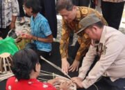 Bupati Saiful Sambut Kedutaan Kanada Lauching Handycraf Rotan Hampangen