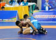 Tanah Laut Buka Kejuaraan Gulat dengan Dua Medali Perunggu