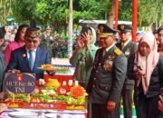 Gubernur Kalteng Hadiri Upacara HUT TNI Ke-80