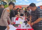 Pengecekan Senpi dan Ranmor di Polres Kotabaru, Dorong Disiplin dan Profesionalisme Personel
