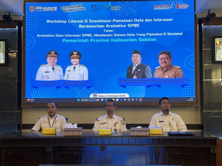 Diskominfo Kalsel Gelar Workshop Pemetaan Data dan Informasi Berbasis SPBE 1 IMG 20251008 WA0026 1