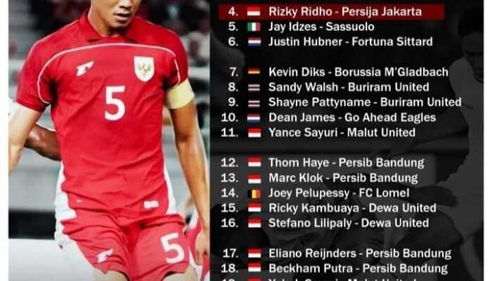Kejutan Nathan, Jordi dan Egy Dicoret Kluivert, Verdonk Absen Lawan Arab Saudi