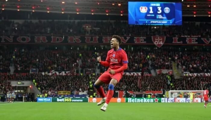 PSG Permalukan Tuan Rumah Leverkusen 7-2 di Liga Champions