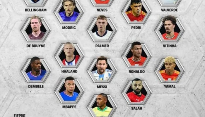 Ronaldo, Messi, Mbappe, dan Haaland Masuk Daftar Finalis FIFPRO
