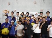 Wagub Kalsel Pantau Langsung Pertarungan Sengit Cabor Panjat Tebing Porprov XII 2025 di Tanah Laut