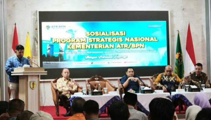 Samsul Rizal Buka Sosialisasi Program Strategis Nasional Kementerian ATR/BPN