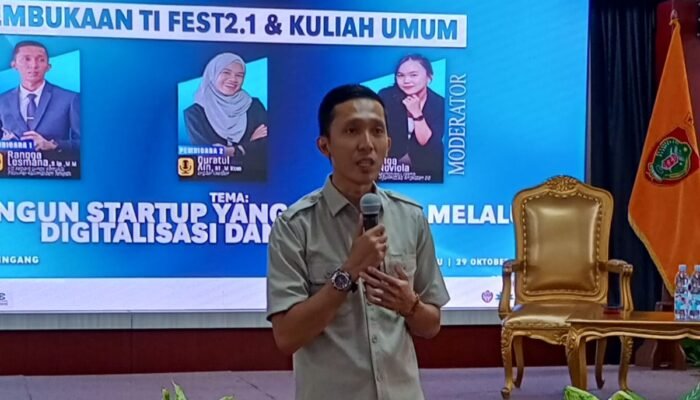Rangga Lesmana Beri Motivasi Mahasiswa Geluti Bisnis Star Up Digital