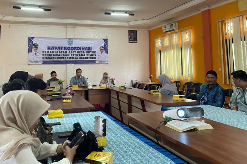 Rencana Bisnis Kopdes, DPMD Rakor Pemanfaatan Aset Desa 1 Martapura Kembangkan kopdes