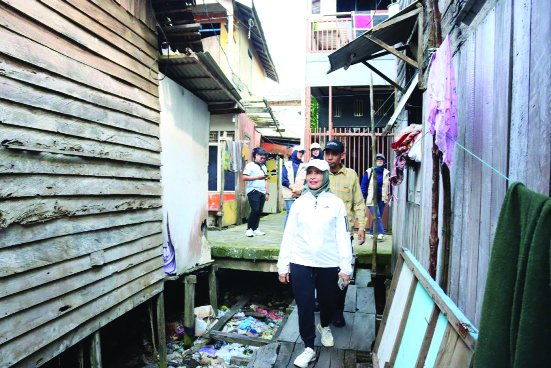 Disperkim Kalsel Monitoring Kualitas RTLH 1 rampa