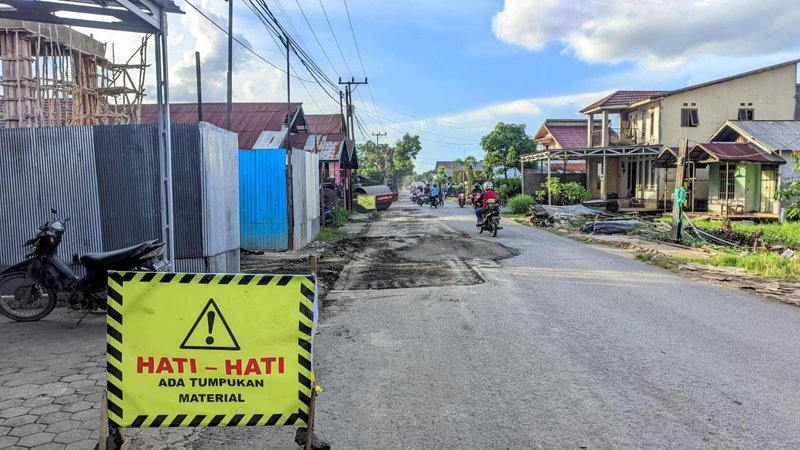 1 2 klm Rehabilitasi jalan
