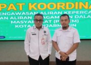 Kesbangpol Banjarmasin dan Tim PAKEM Bahas Pengawasan Potensi Penyimpangan Agama