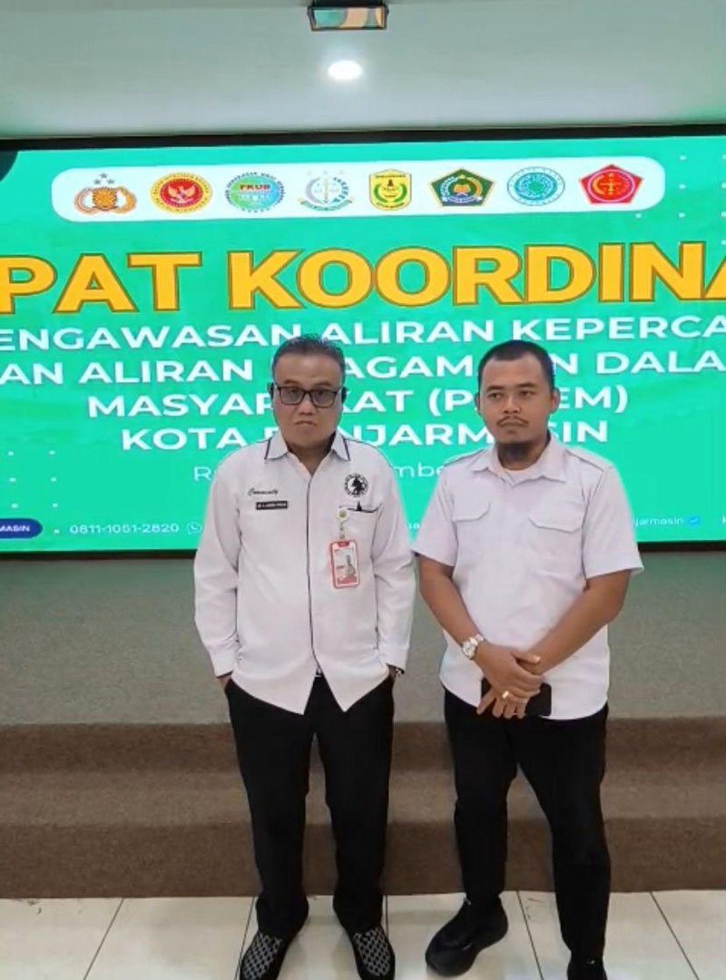 Kesbangpol Banjarmasin dan Tim PAKEM Bahas Pengawasan Potensi Penyimpangan Agama 1 5 Kontrak1